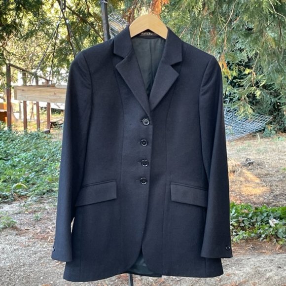 Vintage Wool Tailored Riding Coat TRI-UMPH  Ladies size 8-R - Picture 2 of 14